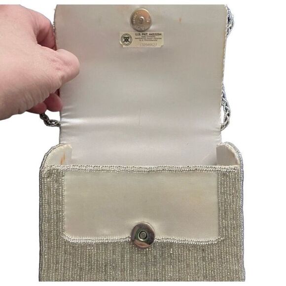 Cache women’s beaded evening bag, clutch shoulder bag - Picture 4 of 5